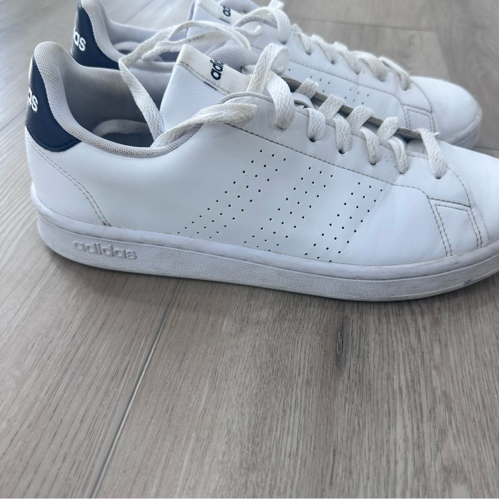 Adidas Advantage sneaker in white legend ink men’s size 9 - Picture 4 of 9